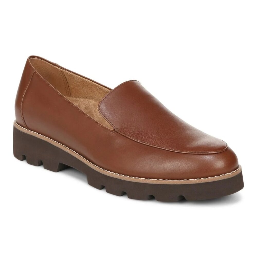 VIONIC Kensley Loafer Color: Brown Leather